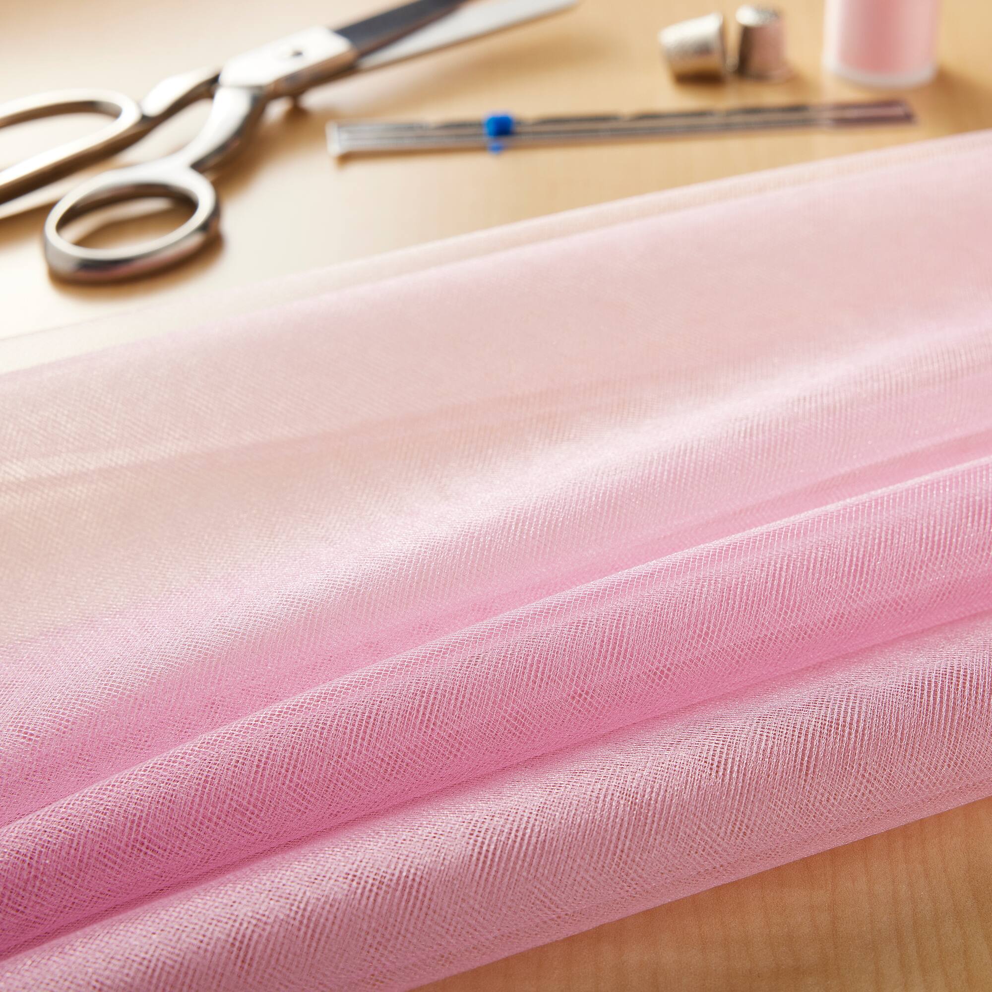 Wyla Sachet Pink Shiny Tulle